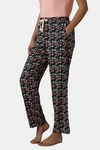 Amante Viscose Pyjama - Black Beauty Floral Print — thumbnail 2
